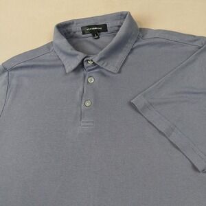 Westzeroone‎ Small Mens Shirt Polo Knit Casual Stretch Purple